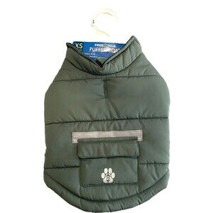Free Country Dog Coat Recycled Fabric & Fill Olive XS Wind Water Resistant NEW
